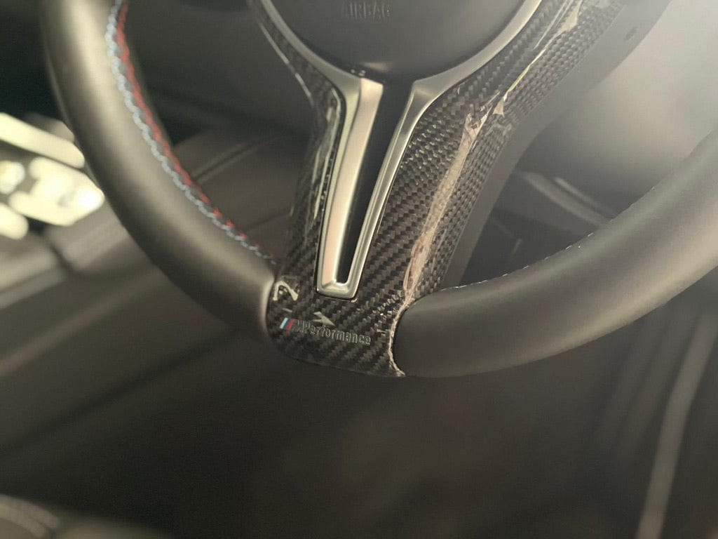 CT Carbon BMW F Series M Cars Carbon Fibre Steering Wheel Trim CT Carbon BMW F Series M Cars Carbon Fibre Steering Wheel Trim