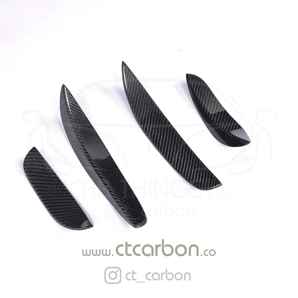CT Carbon Mercedes W205 C63 / C63S Front Bumper Carbon Fibre Canards / Fins CT Carbon Mercedes W205 C63 / C63S Front Bumper Carbon Fibre Canards / Fins