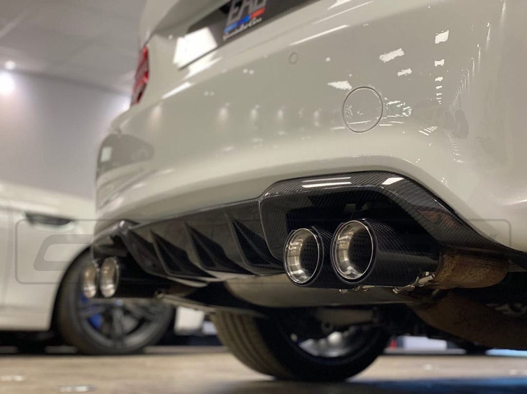 CT Carbon BMW M2 / M3 / M4 / M5 Carbon Exhaust Tips in Chrome Finish (F10 / F80 / F82 / F83 / F87) - (SET OF 4) CT Carbon BMW M2 / M3 / M4 / M5 Carbon Exhaust Tips in Chrome Finish (F10 / F80 / F82 / F83 / F87) - (SET OF 4)