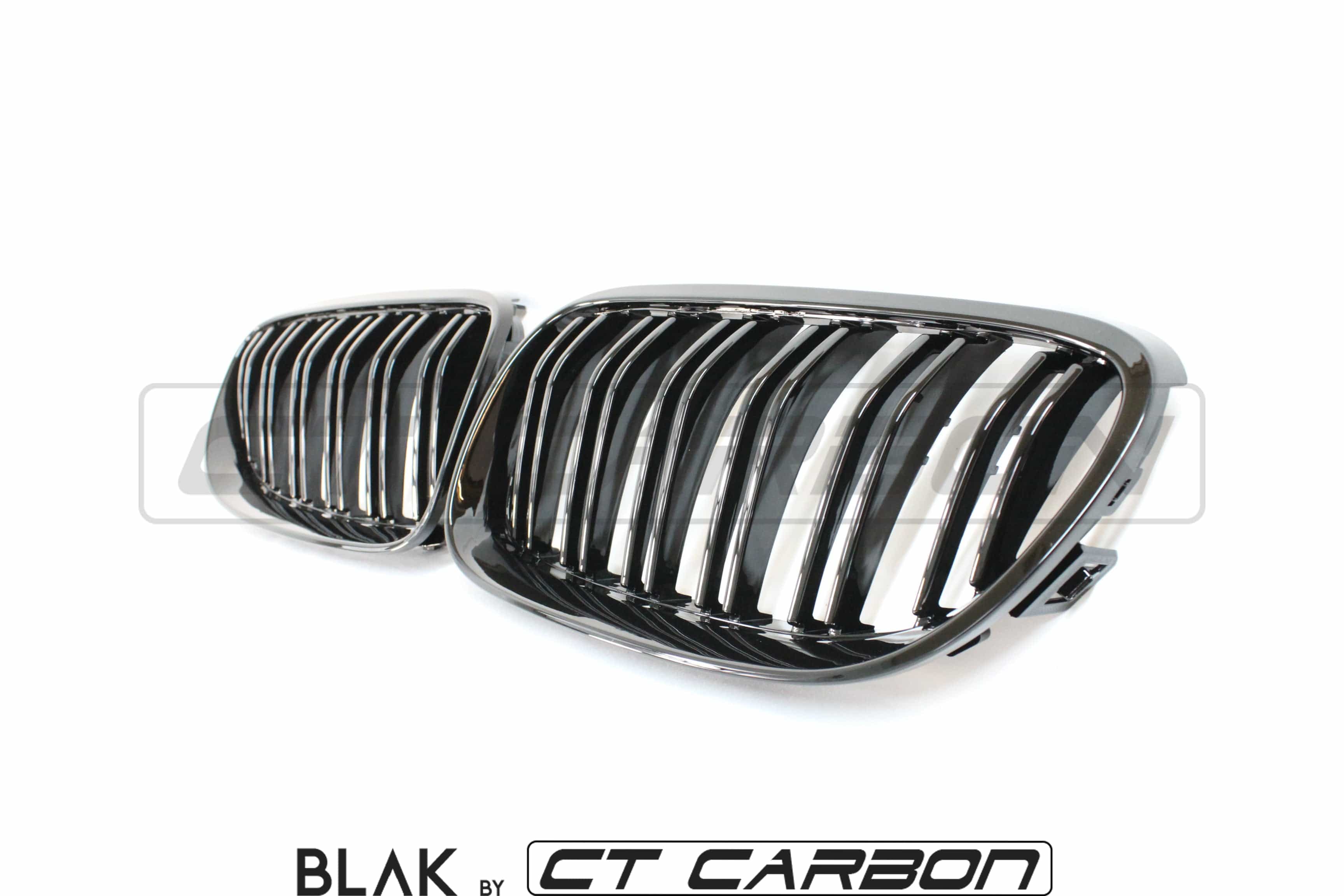 BMW 3 Series E92 / E93 LCI Double Slat Black Grille - BLAK By CT Carbon BMW 3 Series E92 / E93 LCI Double Slat Black Grille - BLAK By CT Carbon