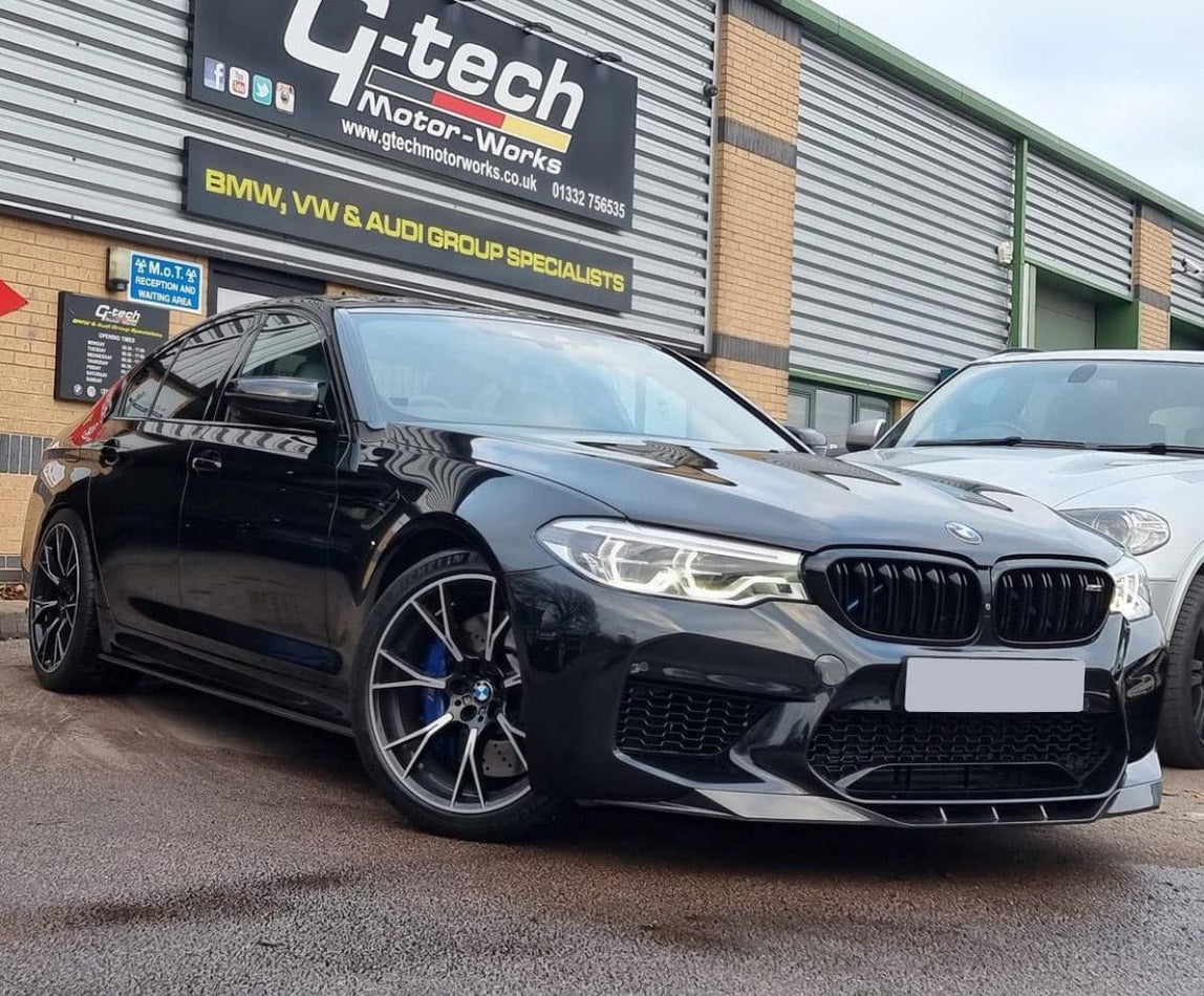 CT Carbon BMW M5 / M5 Comp (F90) Pre-LCI Carbon Fibre Splitter - RK Style CT Carbon BMW M5 / M5 Comp (F90) Pre-LCI Carbon Fibre Splitter - RK Style