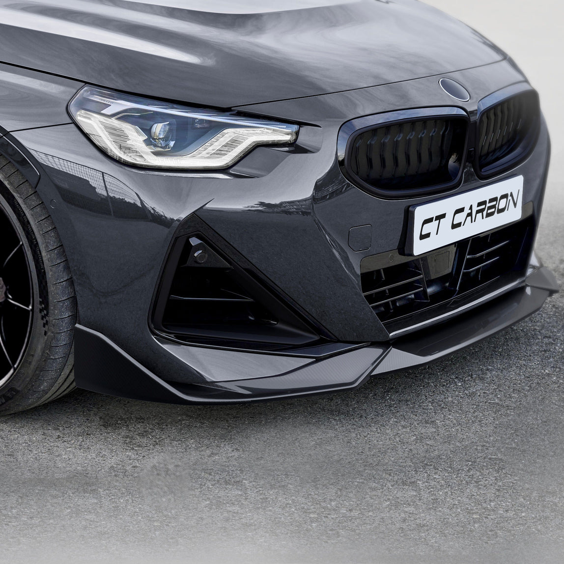 CT Carbon BMW 2 Series (G42) Carbon Fibre Splitter - CT Design CT Carbon BMW 2 Series (G42) Carbon Fibre Splitter - CT Design