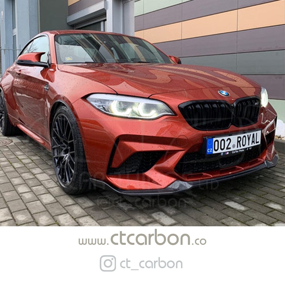 CT Carbon BMW M2 Comp (F87) Carbon Fibre Splitter - CS Style CT Carbon BMW M2 Comp (F87) Carbon Fibre Splitter - CS Style