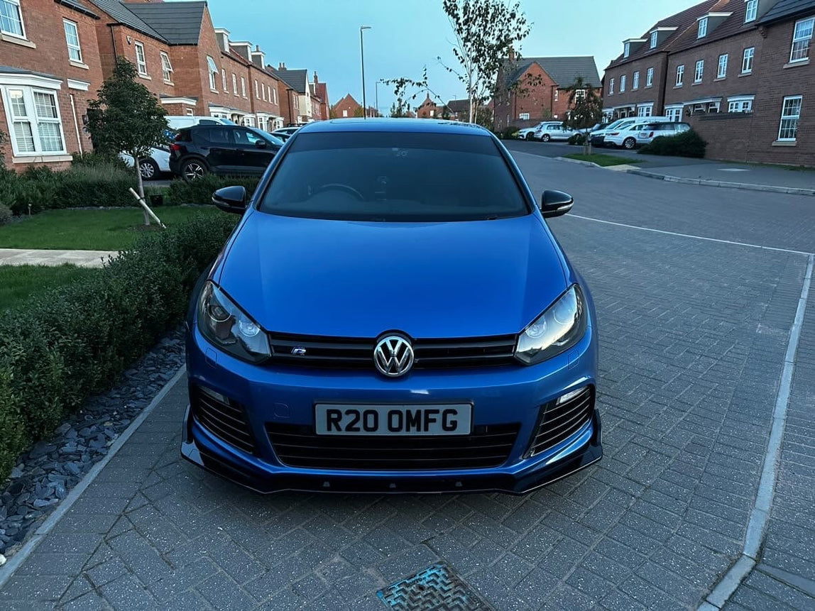 Volkswagen Golf R20 MK6 2009-2013 Gloss Black Splitter - BLAK By CT Carbon Volkswagen Golf R20 MK6 2009-2013 Gloss Black Splitter - BLAK By CT Carbon