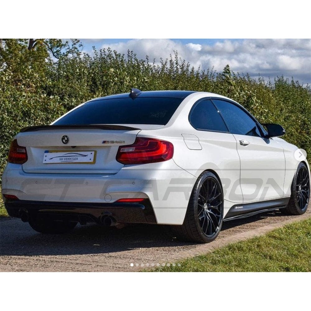 BMW 2 Series (F23) Gloss Black Spoiler - MP Style - BLAK By CT Carbon BMW 2 Series (F23) Gloss Black Spoiler - MP Style - BLAK By CT Carbon