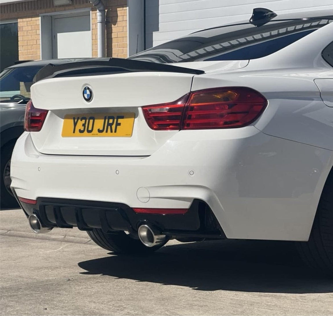BMW 4 Series Gran Coupe (F36) Gloss Black Spoiler - M4 Style- BLAK By CT Carbon BMW 4 Series Gran Coupe (F36) Gloss Black Spoiler - M4 Style- BLAK By CT Carbon