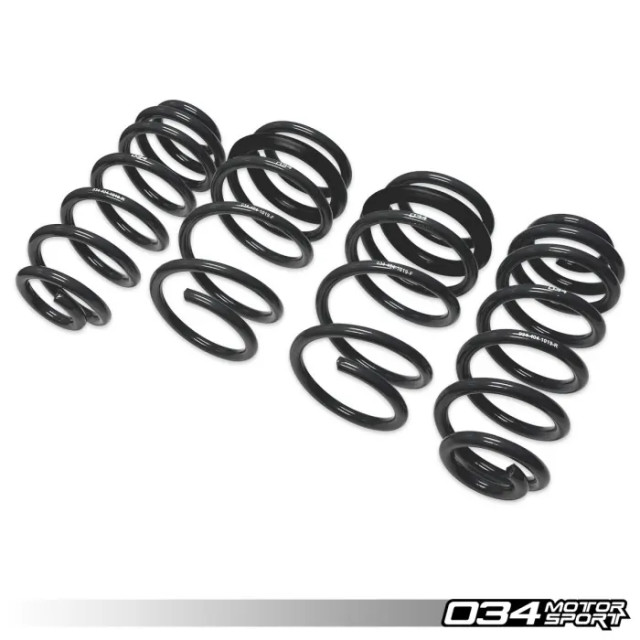 034 Motorsport Dynamic+ Lowering Springs for Audi S3 (8Y) 034 Motorsport Dynamic+ Lowering Springs for Audi S3 (8Y)
