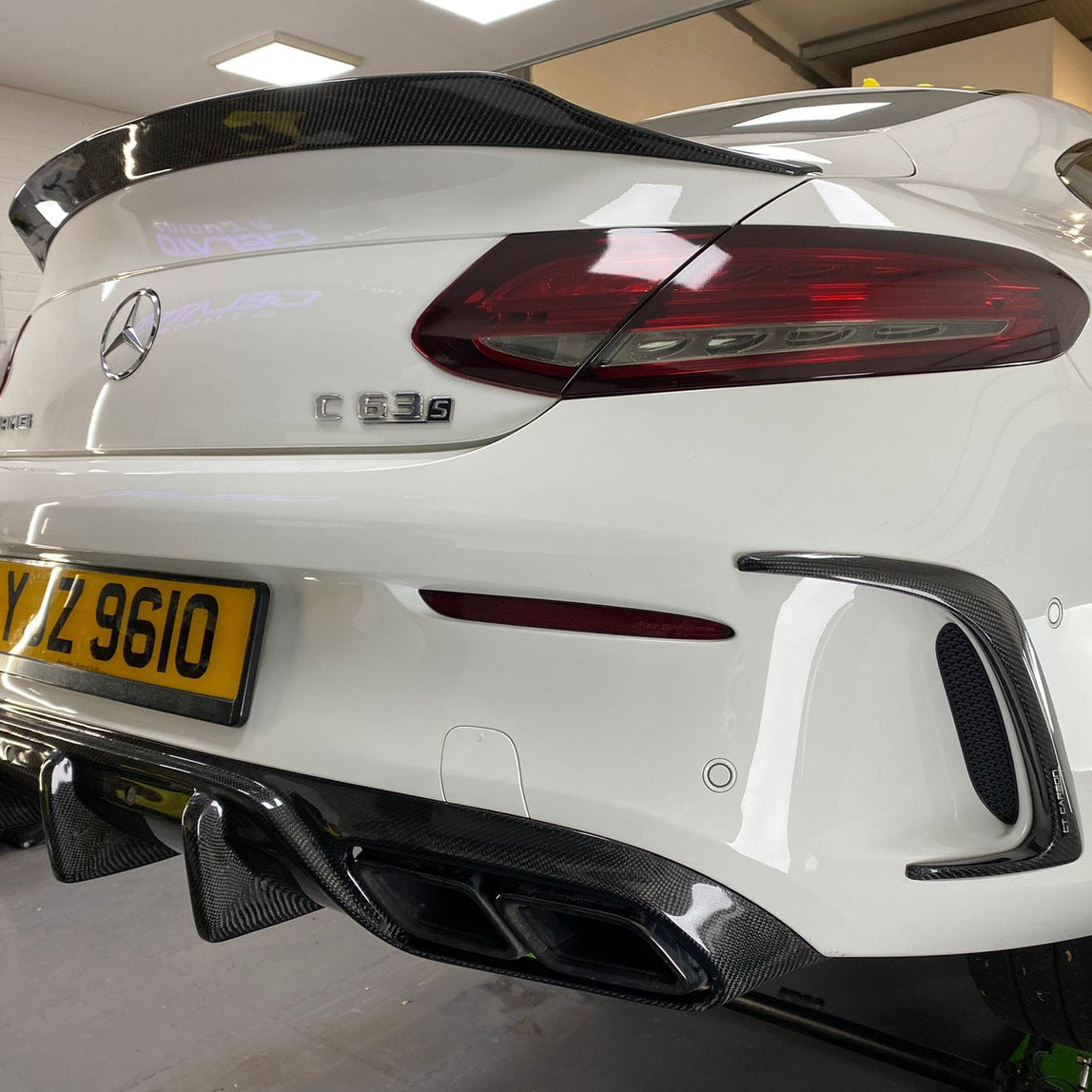 CT Carbon Mercedes C63 / C Class (W205) Convertible Carbon Fibre Spoiler - PS Style CT Carbon Mercedes C63 / C Class (W205) Convertible Carbon Fibre Spoiler - PS Style