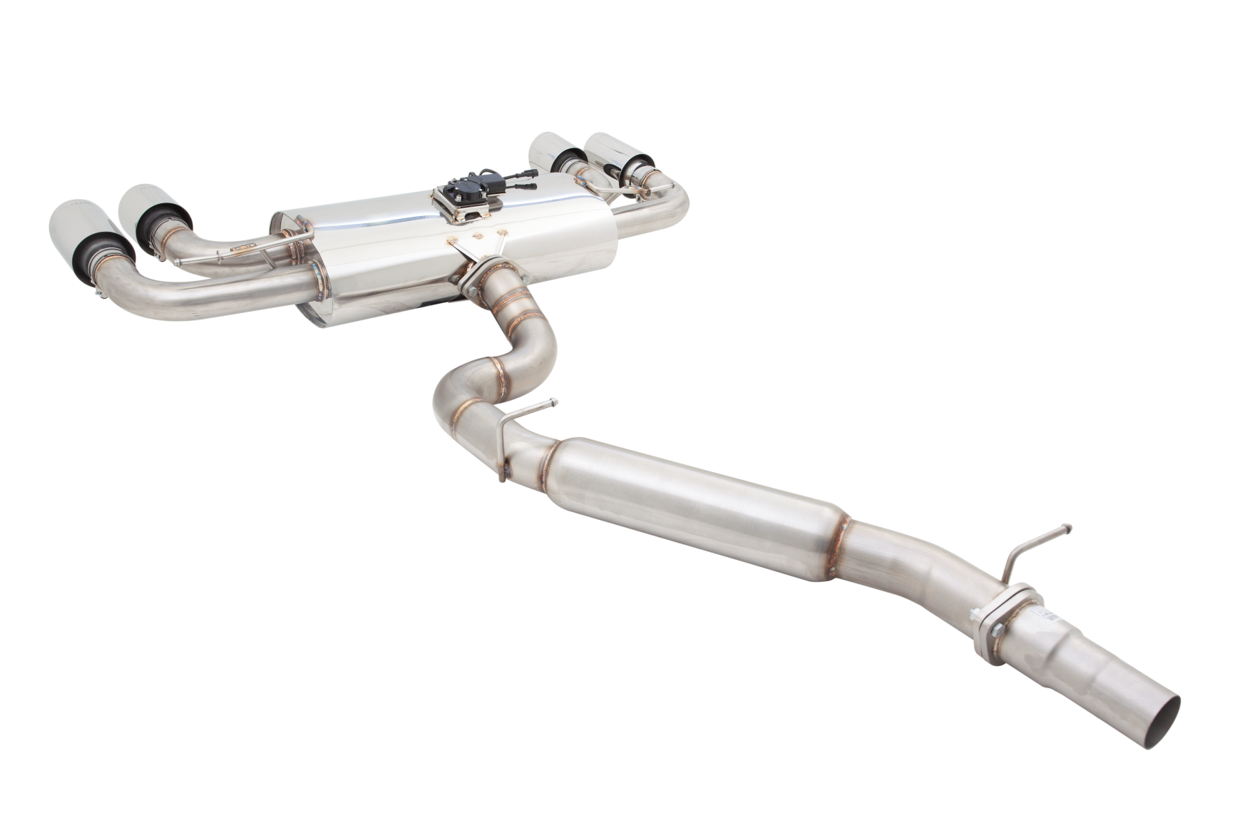 XForce Audi S3 (8V) Hatch (13-20) Cat Back Exhaust System with Varex Muffler (VALVED) - 3 inch XForce Audi S3 (8V) Hatch (13-20) Cat Back Exhaust System with Varex Muffler (VALVED) - 3 inch