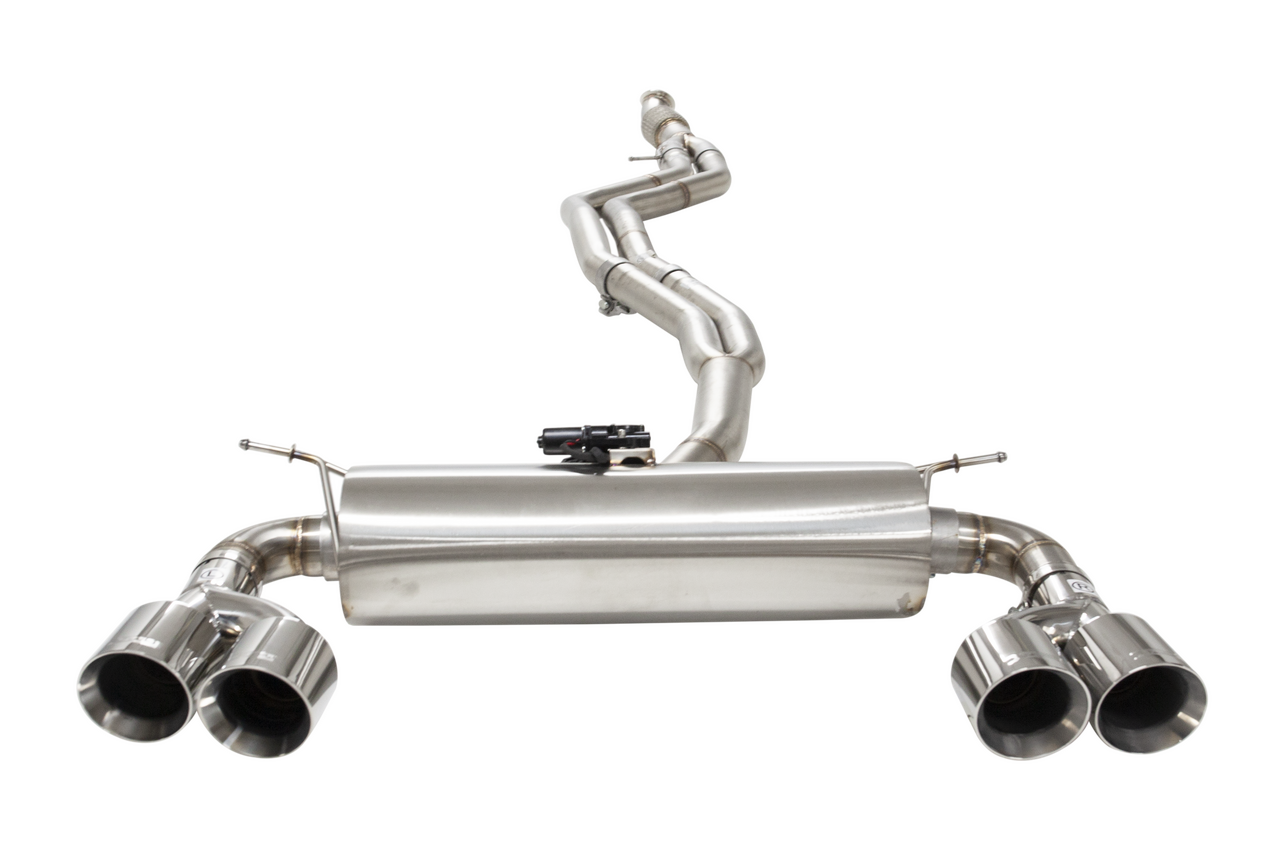 XForce BMW M2 (F87) Cat Back Exhaust System with Varex Muffler (VALVED) - Twin 2.5 inch to 3 inch XForce BMW M2 (F87) Cat Back Exhaust System with Varex Muffler (VALVED) - Twin 2.5 inch to 3 inch