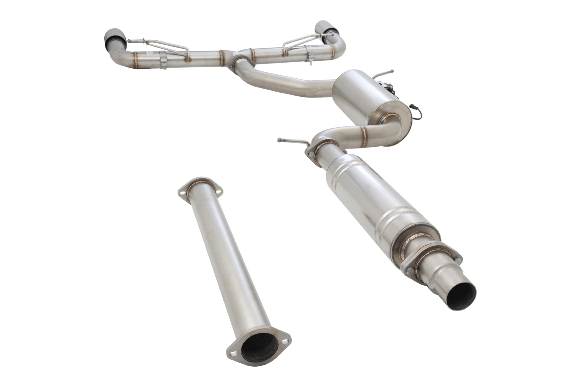 XForce VW Golf GTI MK8 (2021-) Cat Back Exhaust System with Varex Muffler (VALVED) - 3 inch XForce VW Golf GTI MK8 (2021-) Cat Back Exhaust System with Varex Muffler (VALVED) - 3 inch