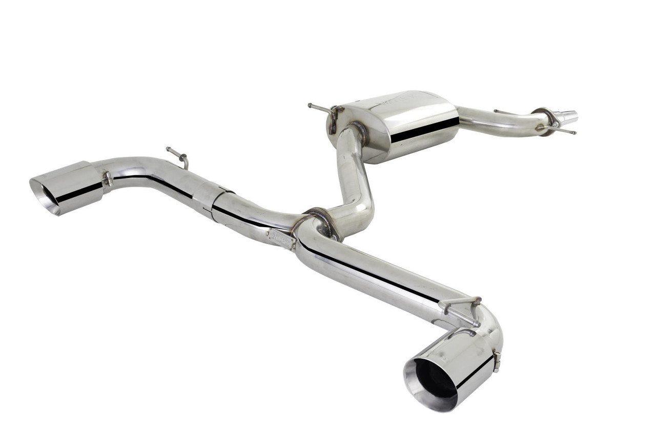 XForce VW Scirocco R (2011-2017) Cat Back Exhaust System with Varex Mufflers (VALVED) - 3 inch XForce VW Scirocco R (2011-2017) Cat Back Exhaust System with Varex Mufflers (VALVED) - 3 inch