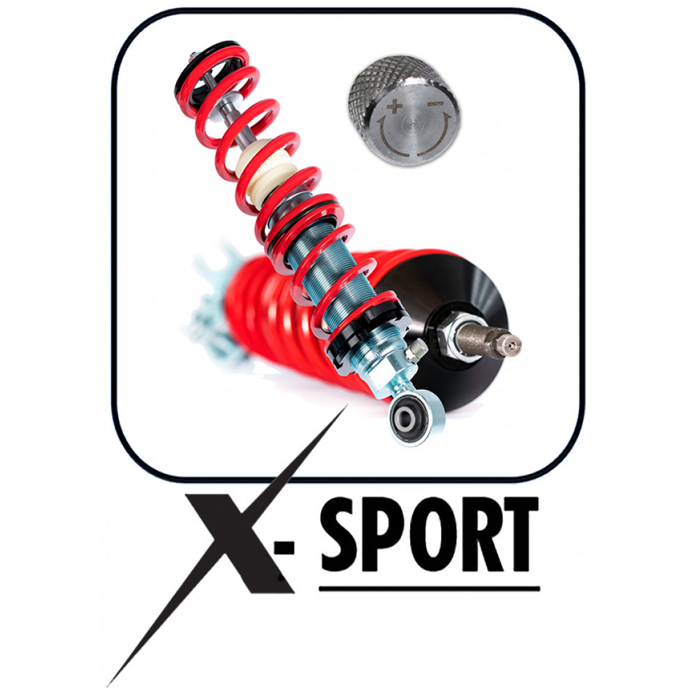 VMaxx Coilover Kit X-Sport Height & Damping Adjustable for VW Transporter T5 / T6 (T32) VMaxx Coilover Kit X-Sport Height & Damping Adjustable for VW Transporter T5 / T6 (T32)