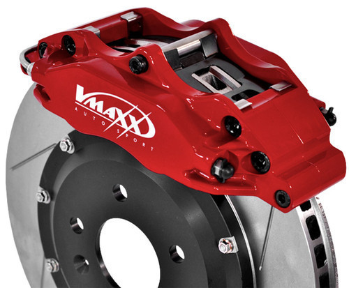 VMaxx Big Brake Kit - 6 Piston - 355mm Disc - Red Forged Calipers for VW Golf GTI MK7 / MK7.5 VMaxx Big Brake Kit - 6 Piston - 355mm Disc - Red Forged Calipers for VW Golf GTI MK7 / MK7.5