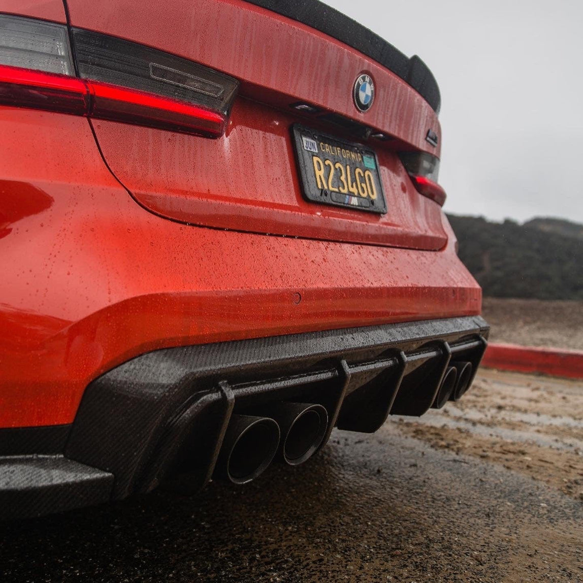 CT Carbon BMW M3 G80 / G81 Carbon Fibre Diffuser - CT Design CT Carbon BMW M3 G80 / G81 Carbon Fibre Diffuser - CT Design