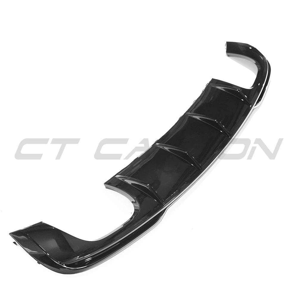 Audi A3 / S3 8V Facelift Saloon 4 Door Gloss Black Diffuser - BLAK by CT Carbon Audi A3 / S3 8V Facelift Saloon 4 Door Gloss Black Diffuser - BLAK by CT Carbon