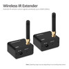 SIIG SIG-CE-RC0111-S1 Pro Wireless IR Remote Control Extender Kit Infrared Repeater Signal Booster IR 20 To 60 KHz USB Powered Transmitter And Receiver With Pairing Button 656FT US