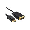 New RCS-Y10A172-B1 Rocstor Premium 6 Ft Displayport To VGA Cable M/Displayport To VGA Supporting 1920x1200 1080P St 60Hz DP/VGA Cable 6 Ft US