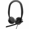 Dell Wired Headset - WH3024 - Microsoft Teams Certification - Stereo - USB Type C - Wired - 20 Hz - 20 kHz - On-ear, Over-the-head - Binaural - Ear-cup - 6.56 ft Cable - Uni-directional, Noise Cancelling Microphone - Noise Canceling