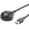 StarTech.com 5 ft Black Desktop SuperSpeed USB 3.0 (5Gbps) Extension Cable - A to A M/F - Extend a USB 3.0 port from the back of your computer to your desktop - 5 ft Desktop SuperSpeed USB Cable A/A M/F - 5ft USB Extenstion Cable - Desktop USB 3.2 Ge