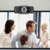 Adesso CyberTrack H4 1080P USB Webcam - 2.1 Megapixel - 30 fps - Manual Focus-Tripod Mount - 1920 x 1080 Video - Works with Zoom, Webex, Skype, Team, Facetime, Windows, MacOS, and Android Chrome OS