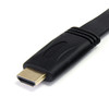 StarTech.com 6 ft Flat High Speed HDMI Cable with Ethernet - Ultra HD 4k x 2k HDMI Cable - HDMI to HDMI M/M - Create Ultra HD connections between your HDMI-enabled devices with minimal clutter; supports Ethernet Data Channel - 6ft High Speed HDMI Cab