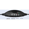 Adesso USB Single-Sided Headset with Adjustable Microphone- Noise Cancelling- Mono - USB - Wired - Over-the-head - 6 ft Cable -, Omni-directional Microphone - Black - Works with Computer, Tablet and Smartphone. Ideal for Zoom, Microsoft Team, Skype, 