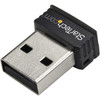StarTech.com USB 150Mbps Mini Wireless N Network Adapter - 802.11n/g 1T1R - Add High Speed Wireless N Connectivity to a Desktop or Laptop Computer through USB - usb wireless n adapter - usb n adapter - usb wifi adapter - usb wireless lan adapter - us