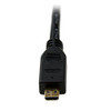 StarTech.com 6ft Micro HDMI to HDMI Cable with Ethernet, 4K High Speed Micro HDMI Type-D Device to HDMI Monitor Adapter/Converter Cord - 6ft High Speed Micro HDMI to HDMI Cable with Ethernet; 4K video (3840x2160p 30Hz)/Full HD(1080p 120Hz)/8Ch Audio 