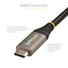 StarTech.com 20" 50cm USB C Cable 10Gbps, USB 3.1 Type-C Cable, 5A/100W, DP Alt Mode, USB-C Cord for USB-C Laptop/Phone/Device - 1.6ft/50cm USB-C cable 10Gbps; USB 3.2 Gen 2 - DP Alt mode (8K 30Hz); 100W/5A PD 3.0 charging - Thunderbolt 3/4 Compatibl