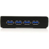 StarTech.com 4 Port Black SuperSpeed USB 3.0 Hub - 5Gbps - Add four external SuperSpeed USB 3.0 ports from a single USB connection - usb 3.0 hub - 4 port usb hub - desktop usb hub - superspeed usb 3.0 hub - external usb hub