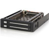 StarTech.com 2 Drive 2.5in Trayless Hot Swap SATA Mobile Rack Backplane - Storage bay adapter - black - Easy, trayless removal and insertion of dual 2.5in SATA hard drives from single 3.5in bay - sata backplane - sata mobile rack - sata enclosure - 2