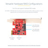 StarTech.com SATA PCIe Card, 2 Port PCIe SATA Expansion Card, 6Gbps SATA, PCI Express to SATA Adapter, SATA RAID, PCIe to SATA Converter - SATA III 6Gbps PCIe x2 expansion adapter card converter - 2-Port SATA 3 - RAID 0/1/SPAN/JBOD - BIOS level RAID 