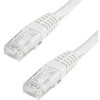 StarTech.com 1ft CAT6 Ethernet Cable - White Molded Gigabit - 100W PoE UTP 650MHz - Category 6 Patch Cord UL Certified Wiring/TIA - 1ft White CAT6 Ethernet cable delivers Multi Gigabit 1/2.5/5Gbps & 10Gbps up to 160ft - 650MHz - Fluke tested to ANSI/