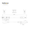 StarTech.com 6ft (1.8m) CAT6 Ethernet Cable, LSZH (Low Smoke Zero Halogen) 10 GbE Snagless 100W PoE UTP RJ45 Blue Network Patch Cord, ETL - 6ft/1.8m Blue LSZH CAT6 Ethernet Cable - 10GbE Multi Gigabit 1/2.5/5Gbps/10Gbps to 55m - 100W PoE++ - ANSI/TIA