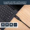 StarTech.com USB C to Gigabit Ethernet Adapter - 1Gbps NIC USB 3.0/3.1 Type C to RJ45 Port/LAN Network Adapter TB3 Compatible/ MacBook Pro - USB C to Gigabit Ethernet adapter securely connects to wired network/LAN w/RJ45 on a USB Type-C or TB3 device