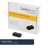 StarTech.com USB C to Gigabit Ethernet Adapter - 1Gbps NIC USB 3.0/3.1 Type C to RJ45 Port/LAN Network Adapter TB3 Compatible/ MacBook Pro - USB C to Gigabit Ethernet adapter securely connects to wired network/LAN w/RJ45 on a USB Type-C or TB3 device