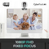 Adesso CyberTrack M1 Webcam - 2.1 Megapixel - 30 fps - USB 2.0 - 1920 x 1080 Video - CMOS Sensor - Fixed Focus - 305° Angle - Microphone - Computer