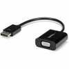 StarTech.com DisplayPort to VGA Adapter, Active DP to VGA Converter, 1080p Video, DP to VGA Adapter Dongle (Digital to Analog), DP 1.2 - Active DisplayPort to VGA adapter connects VGA monitor 2048x1280/1920x1200/1080p 60Hz; DP 1.2 HBR2; EDID/DDC - DP