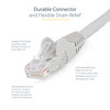 StarTech.com 6ft (1.8m) CAT6 Ethernet Cable, LSZH (Low Smoke Zero Halogen) 10 GbE Snagless 100W PoE UTP RJ45 Gray Network Patch Cord, ETL - 6ft/1.8m Gray LSZH CAT6 Ethernet Cable - 10GbE Multi Gigabit 1/2.5/5Gbps/10Gbps to 55m - 100W PoE++ - ANSI/TIA