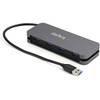 StarTech.com 4 Port USB 3.0 Hub, 4x USB-A, 5Gbps Laptop/Desktop USB Type-A Hub, USB Bus Powered, 28cm Long Cable with Cable Management - Portable Bus Powered 4-Port USB 3.0 hub - USB Type-A laptop/desktop to 4x USB-A - SuperSpeed 5Gbps USB 3.2/3.1 Ge