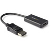 StarTech.com DisplayPort to HDMI Adapter, 4K 60Hz HDR10 Active DisplayPort 1.4 to HDMI 2.0b Converter, Latching DP Connector, DP to HDMI - DisplayPort to HDMI adapter dongle w/HDR10 - 4K 60Hz (3840x2160)/1080p/18Gbps/4:4:4 chroma subsampling/7.1ch Au