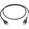 Black Box HDMI to HDMI Cable, M/M, PVC, 2-m (6.5-ft.) - 6.56 ft HDMI A/V Cable for Audio/Video Device, TV, Satellite Receiver, Set-top Box, DVD, Switch - First End: 1 x HDMI 1.3b Digital Audio/Video - Male - Second End: 1 x HDMI 1.3b Digital Audio/Vi