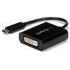 StarTech.com USB C to DVI Adapter - Thunderbolt 3 Compatible - 1920x1200 - USB-C to DVI Adapter for USB-C devices such as your 2018 iPad Pro - DVI-I Converter - Connect your MacBook, Chromebook, Dell XPS, 2018 iPad Pro or other USB-C device to a DVI 
