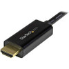 StarTech.com 6ft (2m) Mini DisplayPort to HDMI Cable, 4K 30Hz Video, Mini DP to HDMI Adapter/Converter Cable, mDP to HDMI Monitor/Display - 6.6ft Passive Mini DisplayPort to HDMI cable connects HDMI monitor/display - 4K 30Hz/1080p/7.1 Audio/HDCP 1.4/