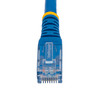 StarTech.com 1 ft. CAT6 Ethernet cable - 10 Pack - ETL Verified - Blue CAT6 Patch Cord - Molded RJ45 Connectors - 24 AWG - UTP - 1 ft. CAT6 Ethernet cable multipack meets all ANSI/TIA-568-D Category 6 patch cable specifications - High quality ETL Ver