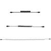 StarTech.com 3ft (1m) USB C Charging Cable, Coiled Heavy Duty Fast Charge & Sync USB-C Cable, High Quality USB 2.0 Type-C Cable, Black - 3.3ft (1m) Coiled USB C to USB C charging cable with aramid fiber for increased tensile strength - Durable High q
