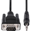 StarTech.com 3ft (1m) DB9 to 3.5mm Serial Cable for Serial Device Configuration, RS232 DB9 Male to 3.5mm for Calibrating via Audio Jack - 3ft/1m male DB9 to 3.5 mm serial control cable configure serial devices with a 3.5mm audio jack; High quality 28