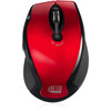Adesso iMouse M20R - Wireless Ergonomic Optical Mouse - Optical - Wireless - Radio Frequency - 2.40 GHz - Red - USB - 1500 dpi - Scroll Wheel - 6 Button(s) - Right-handed