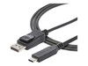 StarTech.com 6ft/1.8m USB C to Displayport 1.4 Cable Adapter - 4K/5K/8K USB Type C to DP 1.4 Monitor Video Converter Cable - HDR/HBR3/DSC - USB-C to DisplayPort 1.4 cable with HDR/DisplayHDR/HBR3/DSC/HDCP 2.2/1.4; 8K 60Hz/4K 120Hz/1080p - USB-C to DP